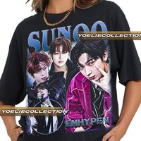 Limited Sunoo Enhypen Vintage T-shirt