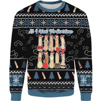 Christmas Ugly Sweater, All I Want For Christmas Ugly Sweater