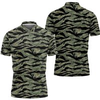 Rhodesian Jungle Tiger Stripe Camo Golf Polo
