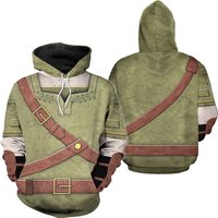 The Legend Of Zelda Link Full Over Print 3d Hoodie