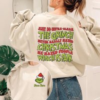 Funny Character Christmas Sweatshirt For Movie Fans