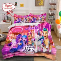 Custom My Little Pony Bedding Set, My Little Pony Duvet Cover