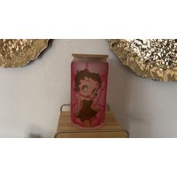 Betty Boop 16oz Glass Cup