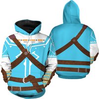 The Legend Of Zelda Link Full Over Print 3d Hoodie