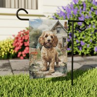 Cockapoo Dog Garden Flag
