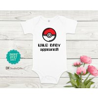 Wild Baby Appeared Pkm Inspired Baby Onesie