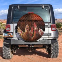 Love Chicken Spare Tire Cover