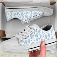 Hippo Wedding Shoes Hippopotamus Women's Low Top Sneaker