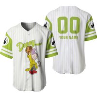 Dopey Dwarf Customized Name Number Baseball Jersey