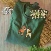 Rudolph And Clarice Christmas Sweatshirt