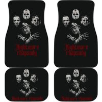 Top Characters Horror Film Halloween Myers Car Floor Mats With Rubber Base