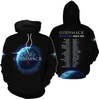 Godsmack Music Band Tour 3d Hoodie