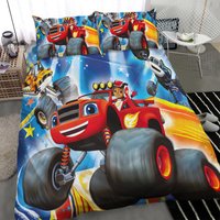 Blaze And The Monster Machines Cotton Matting Bed Three Piece Bedroom