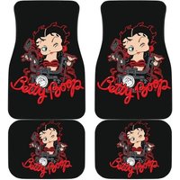 Betty Boop Car Floor Mat, Custom Betty Boop Cat Cartoon Car Floor Mat
