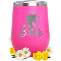 Age Of Sage Barbie Pink Tumbler Cup With Lid