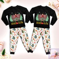 Christmas Movie Pajamas Set, Vintage Movie Christmas Characters Family Set