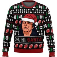 Oh Hi Santa Ugly Christmas 3d Sweater