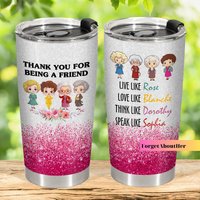 Golden Girl Thank You For Being A Friend Tumbler