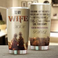 To My Wife - You Are My Queen Forever - Gift For Couples, Husband Wife, Personalized Tumbler