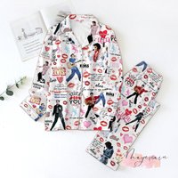 Christmas Gift, Elvis Presley Pajamas Set, Elvis Presley Pajamas