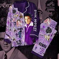 Elvis Presley Night Pajamas Set - Thick Collection