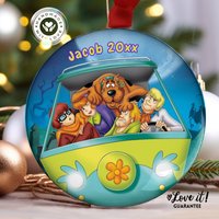 Mystery Machine Personalized Ornaments, Custom Gift For Scooby-doo Fans