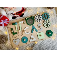 Baby Gift Name Puzzle Personalized Busy Board First Birthday Gift Boy Puzzle Board
