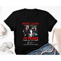 75 Years Alice Cooper Signature Shirt, 2023 Tour Alice Cooper