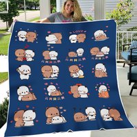 Cute Bubu And Dudu Funny Lovely Blanket