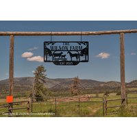 Custom Metal Farm Name Sign