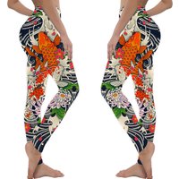 Koi Fish Pond Leggings