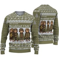 The Second Breakfast Club Lotr 3d Ugly Sweater