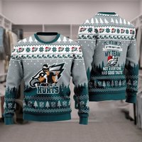 Jalen Hurts Eagles Football Christmas Ugly Sweater Sweatshirt