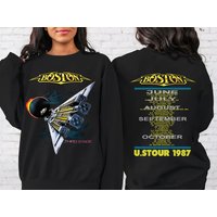 Vintage Boston Rock Band Sweatshirt, Queen Adam Concert Tour 1987 Sweatshirt