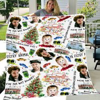 Home Alone Throw Blanket, Home Alone Batttle Plan, Kevin Mccallister Fleece Blanket
