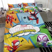 Personalized Spidey And Amazing Friends Bedding Set