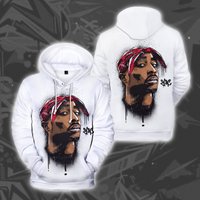 Tupac Rap Full Over Print 3d Hoodie, Tupac Shakur 90s