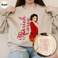 Mariah Carey All I Want For Christmas Is You 90s Shirt, Mariah Carey Sweatshirt