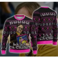 The Office Christmas 2023 Ugly Sweater, The Office Fa-la-la Christmas Sweater