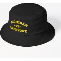 Michigan Vs Everyone Everybody Funny Quote Bucket Hat