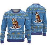 Calvin And Hobbes The Best Friends Hug Ugly Sweater