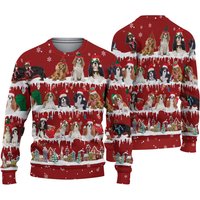 Cavalier King Spaniel Ugly Sweater