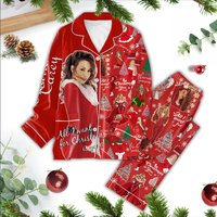 All I Want For Christmas Is Mariah Carey Pajamas Set, Mariah Carey Xmas