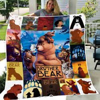Personalized Family Brother Bear Blanket