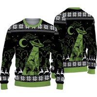 Ufo Holographic Ugly Sweater