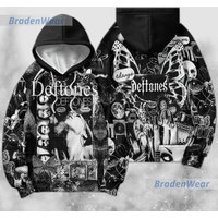 Deftone Around The Fur Cat 90s Music 3d Hoodie