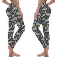 Airstream Camping Pattern Leggings