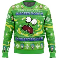 Rick And Mortys Ugly Christmas Sweater, Christmas Sweater, Ugly Knitted Sweater