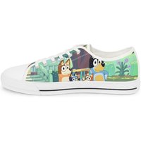 Fun And Colorful Blueydad Women's Low Top Sneaker