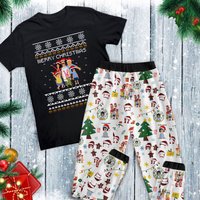 B0b Burgers Family Christmas Pajamas Set 2023